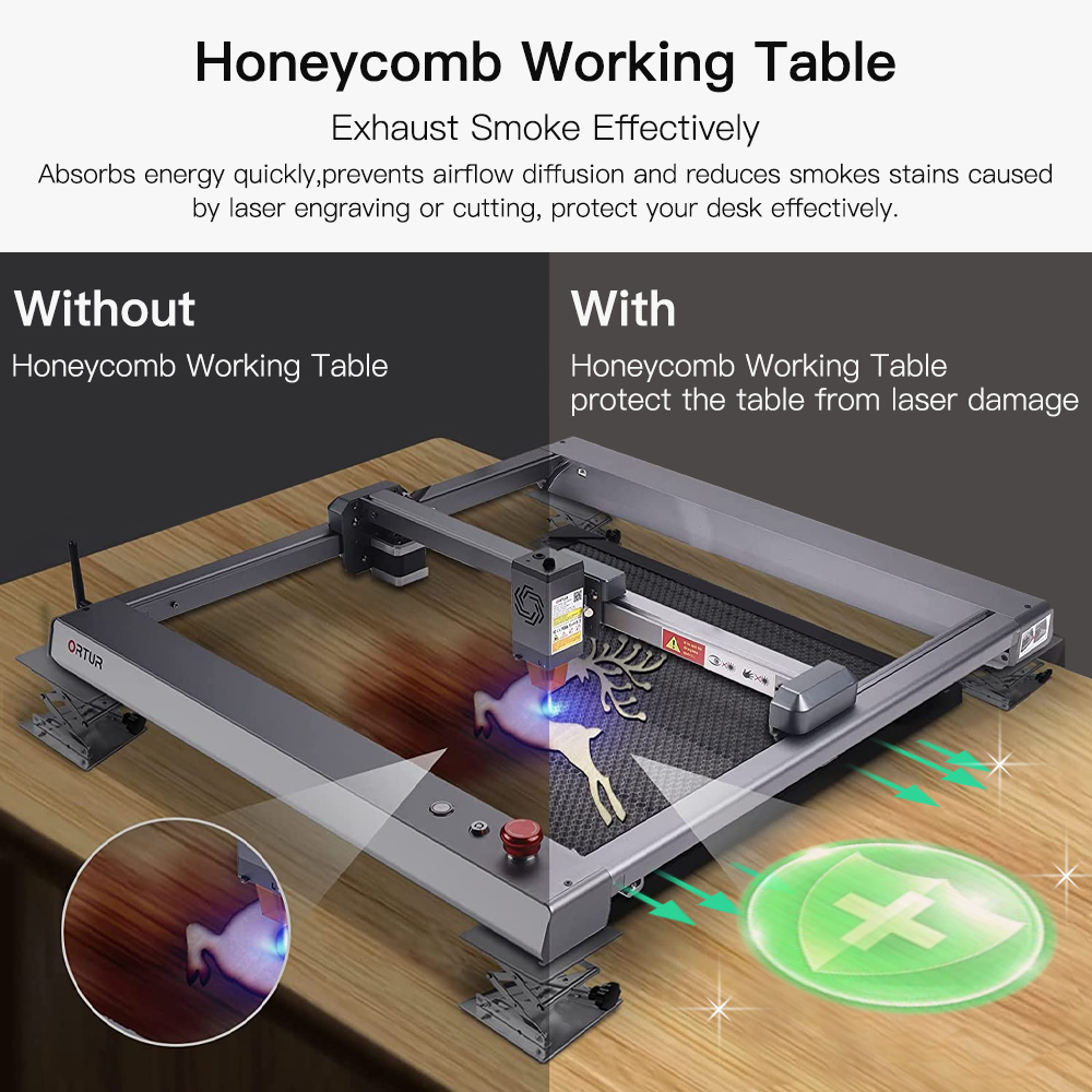 Laser Gravur Maschine Schnelle – Honeycomb Laser Bed Bewertung und Preis