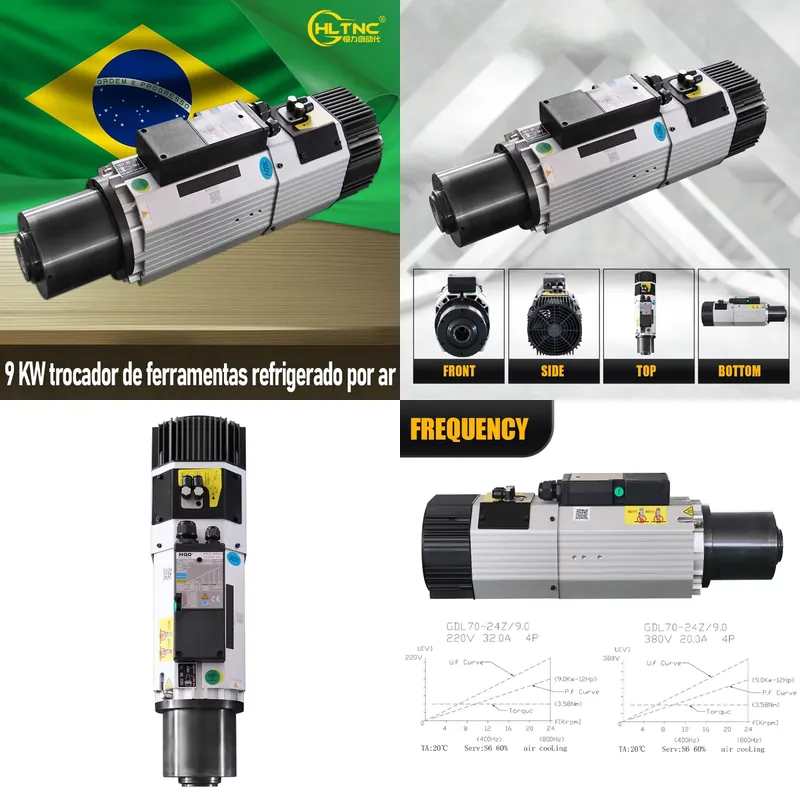 AP01 9KW ISO30 Luftgekühlter A – Cnc Spindle Motor Bewertung und Preis
